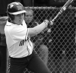 softball team knocks off delaware but falls to army