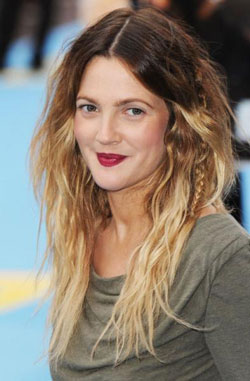 Drew-Barrymore-ombre-hair