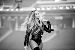 Beyonce Walking
