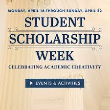 Student Scholarship Week
